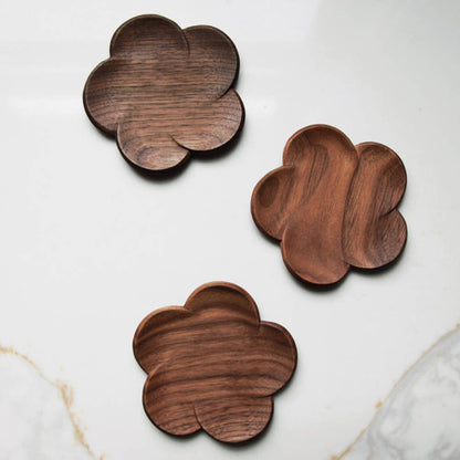 Black Walnut Plum Coaster · Fodory