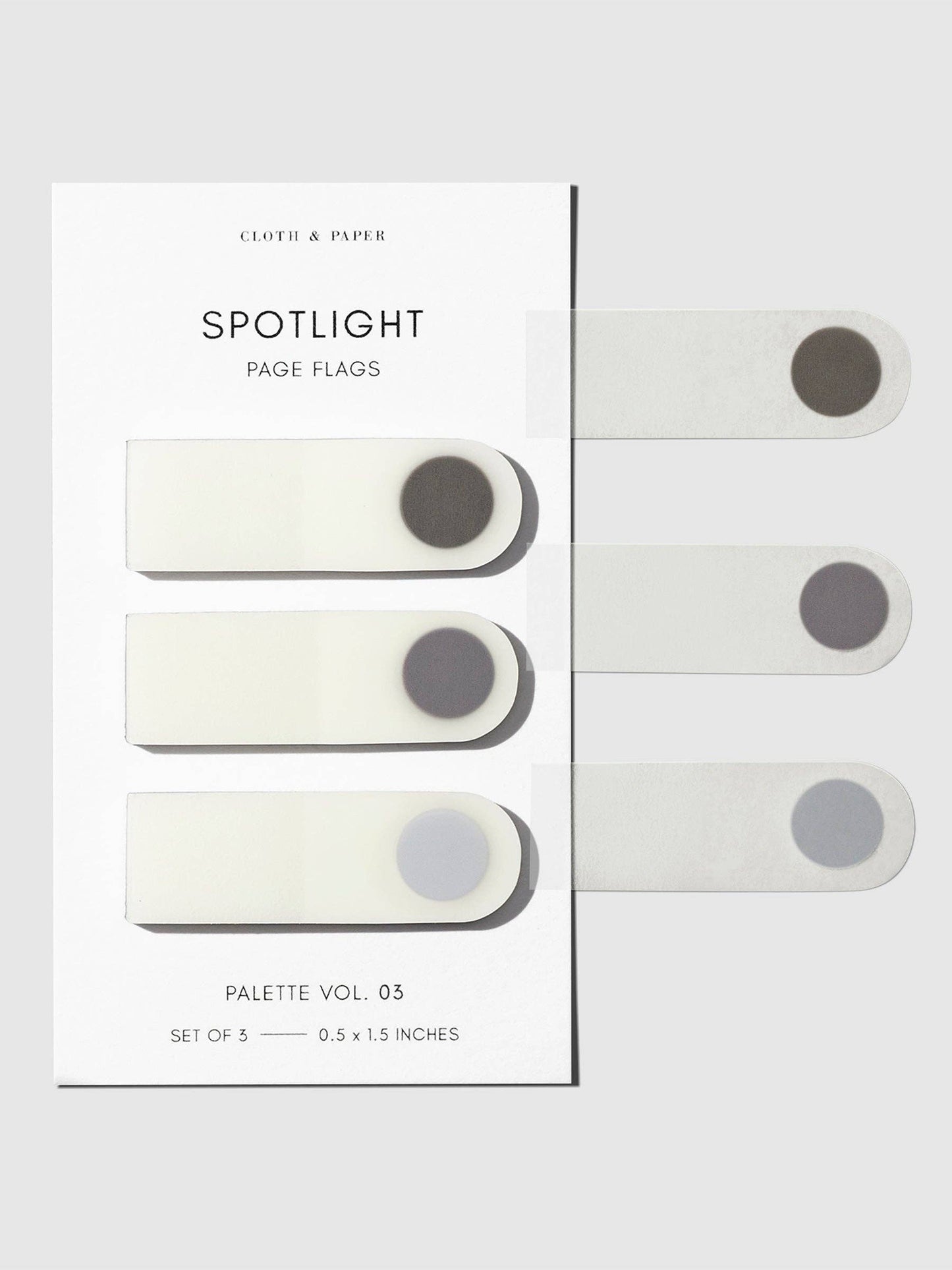 Vol. 1E Spotlight Page Flag Set · Cloth & Paper
