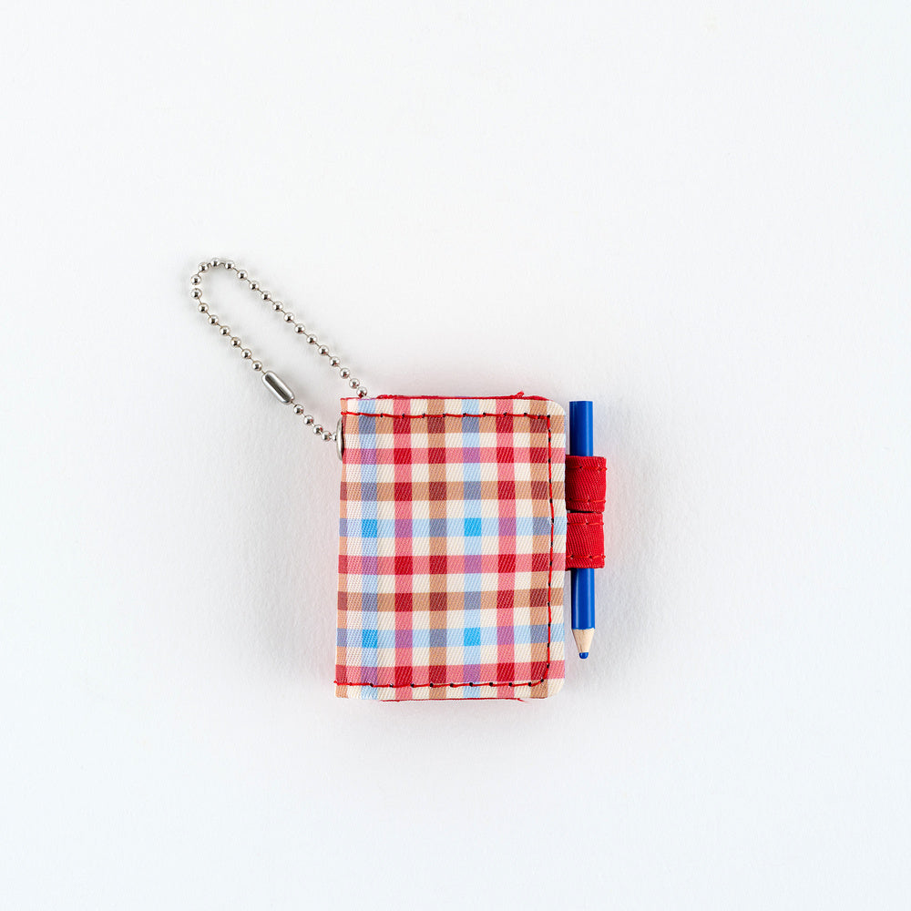 Hobonichi Techo Mini Keychain《Bright Plaid》
