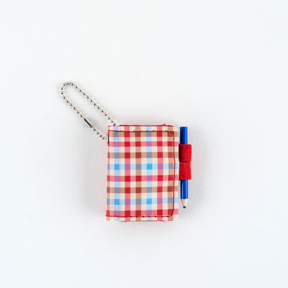 Hobonichi Techo Mini Keychain《Bright Plaid》