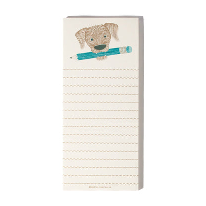 Pencil Dog Note Pad · Bromstad Printing Co.