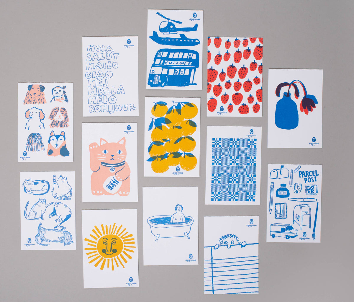 2027 Tear-off Postcard Illustrated Calendar · Egg Press