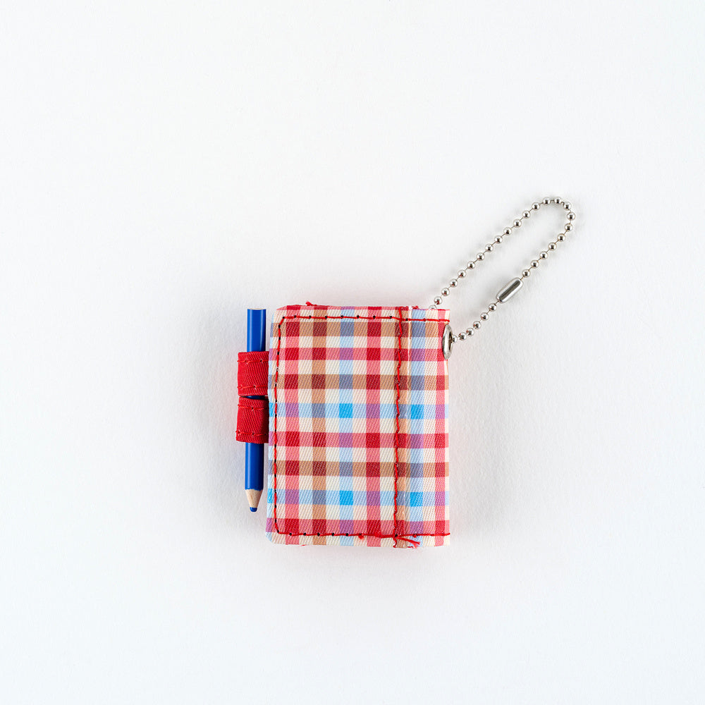 Hobonichi Techo Mini Keychain《Bright Plaid》