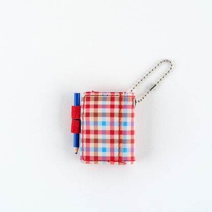Hobonichi Techo Mini Keychain《Bright Plaid》