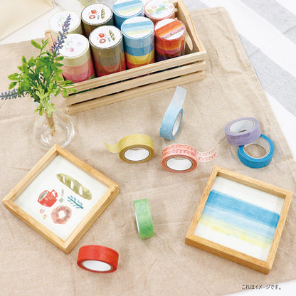 Shizen Washi Tape《5 Color Set》· Miki Tamura