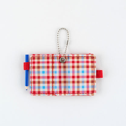 Hobonichi Techo Mini Keychain《Bright Plaid》