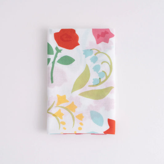 Hana-Moyoh (Flower Garden) - Tenugui towel / Kamawanu