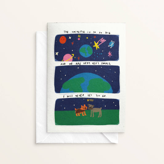 The Universe Greeting Card  · Andrea Caceres