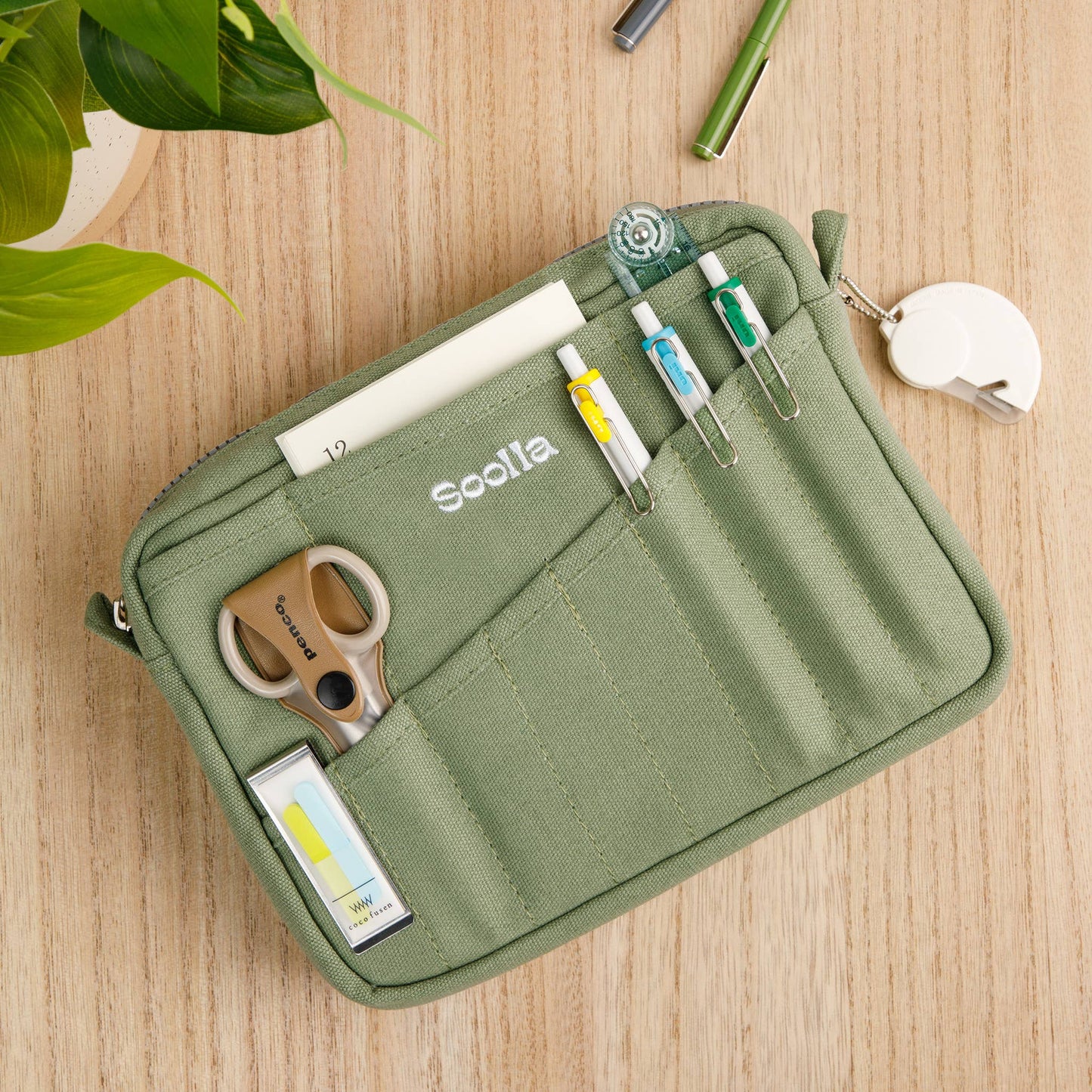 Forest Green Soolla® Studio Pouch