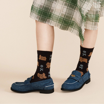 Black Gus Gus Socks · Hansel+Basel