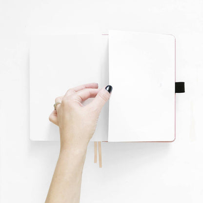 Storybook in Plum A5 Dot Grid Notebook · Archer & Olive