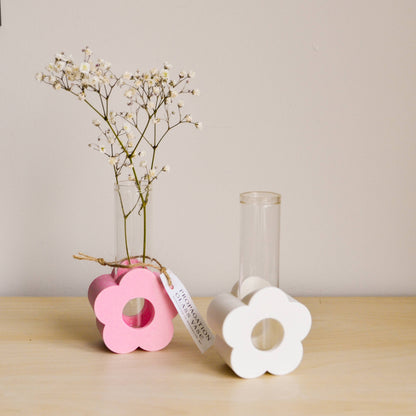 Mini Flower Propagation Stands: Matte Pink