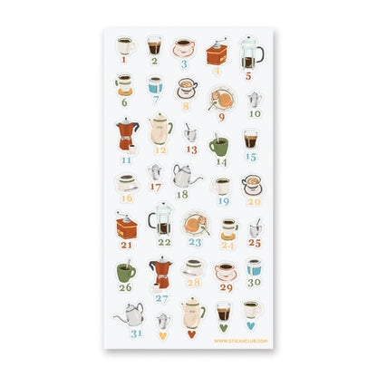 Daily Coffee Sticker Sheet · STICKII