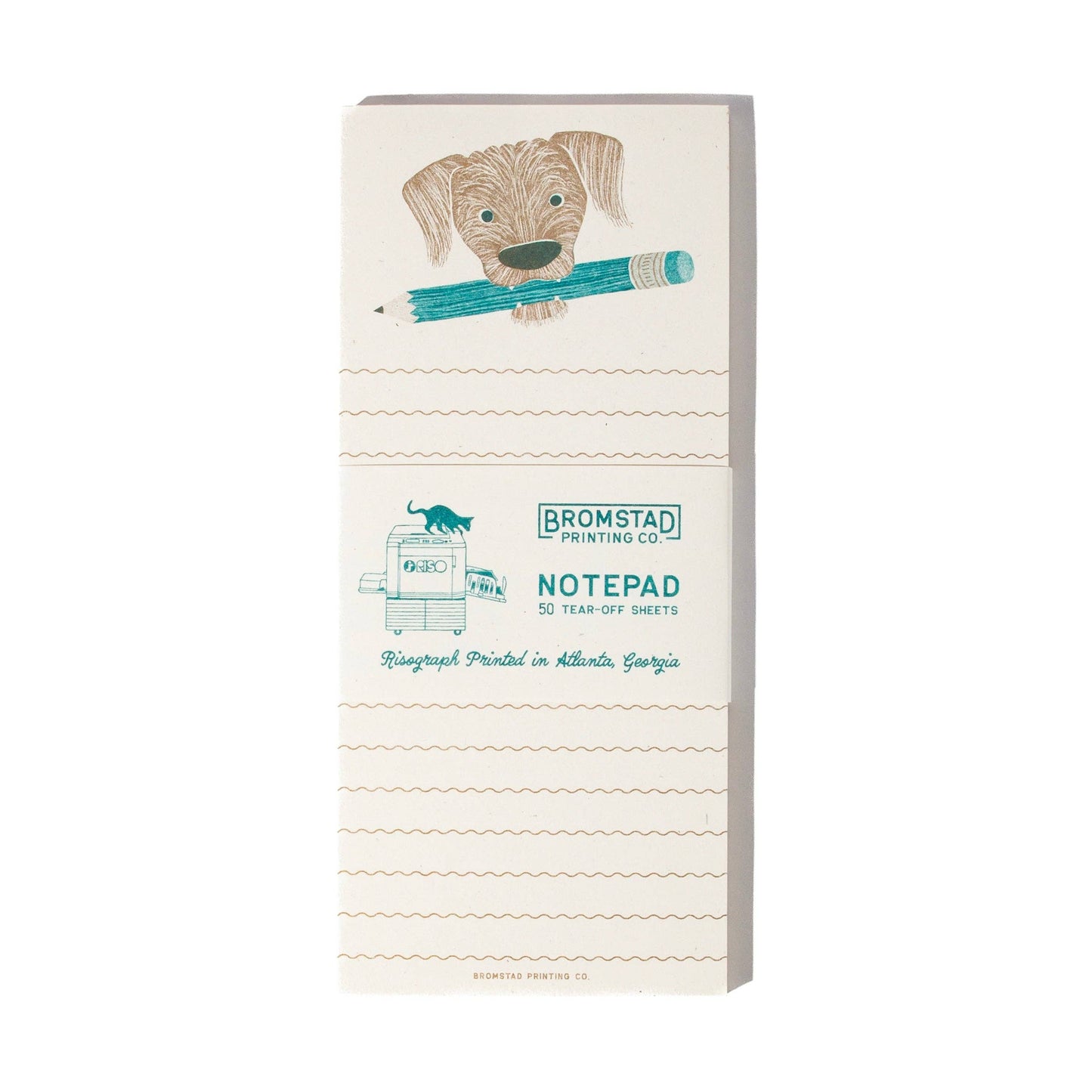 Pencil Dog Note Pad · Bromstad Printing Co.
