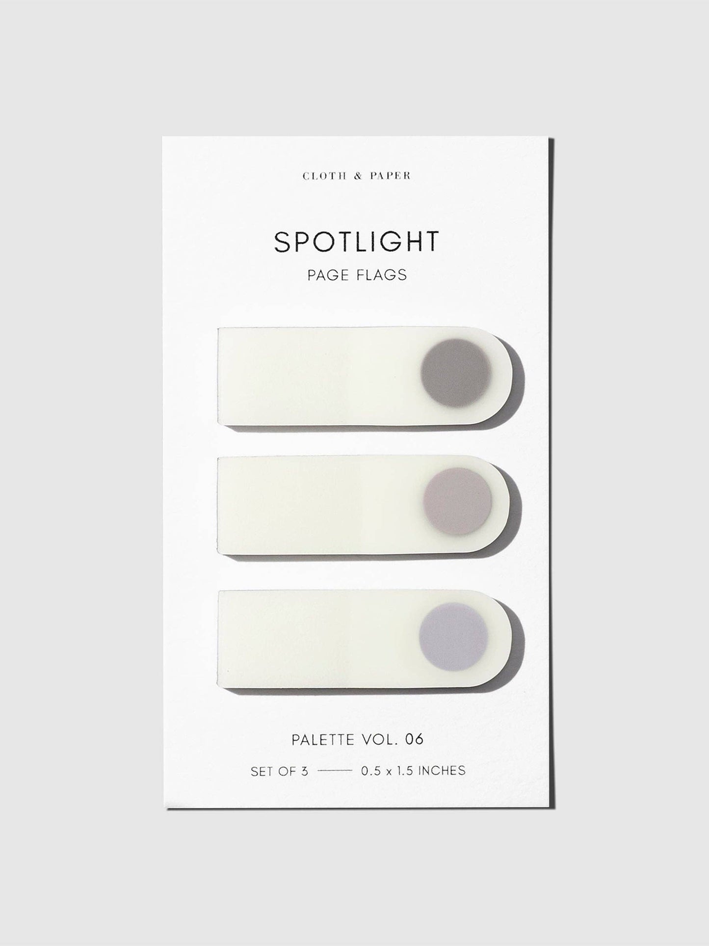 Vol. 05 Spotlight Page Flag Set · Cloth & Paper
