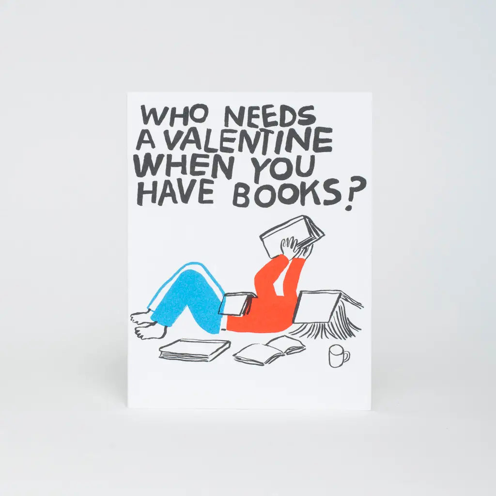 Valentine's Day Reader Letterpress Love Card · Phoebe Wahl & Egg Press