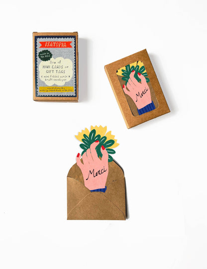 Merci Hand Mini Cards《Box of 6》 · Isatopia