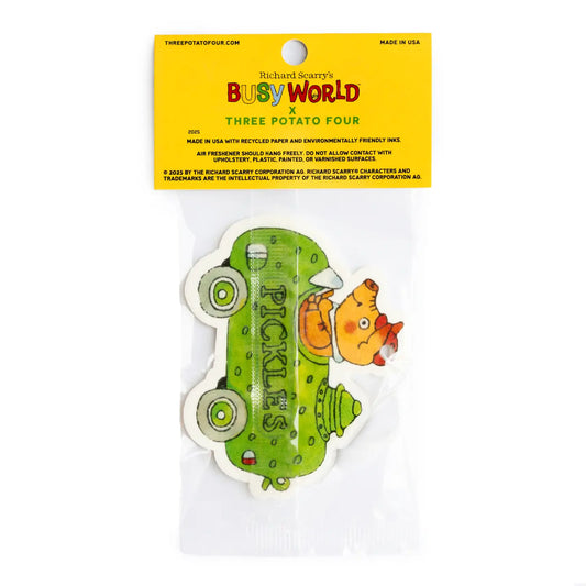 Pickle Car Air Freshener · 3P4 X Richard Scarry®