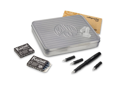 Black Classic Sport Fountain Pen Calligraphy Set · Kaweco