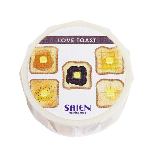Butter Toast Washi Tape · SAIEN