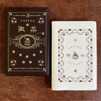 Fukuwake Hanko Pocket Log Notebook Coffee and Cup (White) · Papier Platz