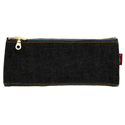 Black Denim Bendy Pen Case · LUDDITE