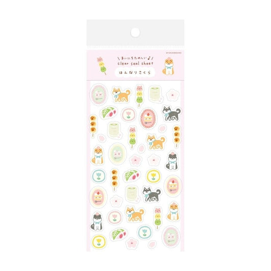 Hanami Sakura Transparent Sticker Sheet · Furukawashiko