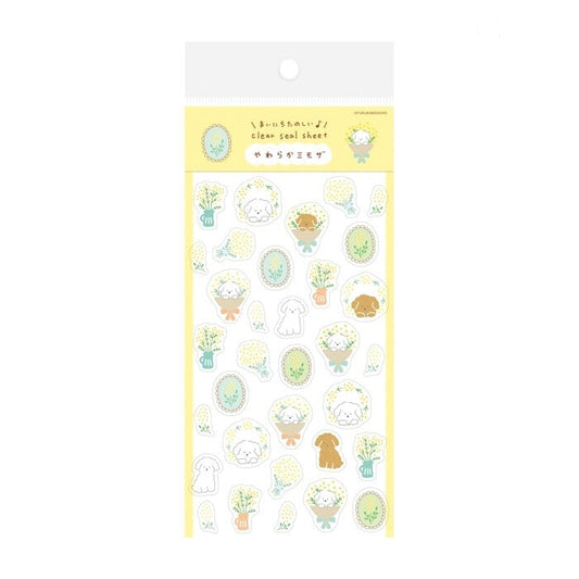 Fluffy Mimosa Transparent Sticker Sheet · Furukawashiko