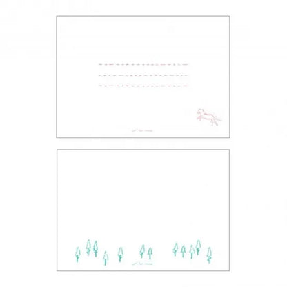 Daytime Grassland Circus Letter Set · Paper Message