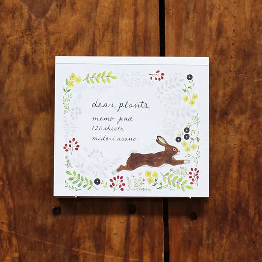 Dear Plants Memo Pad | Midori Asano · Cozyca