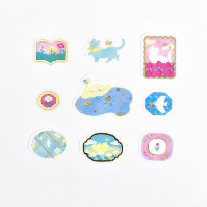 Nodoka Miyashita Nekoneko Biyori Gold Foil Flake Sticker · Papier Platz