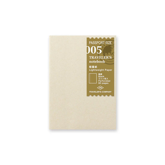 TN Passport Refill / 005 Lightweight Paper Notebook