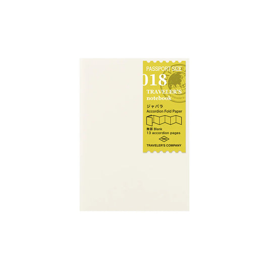TN Refill / 018 Accordion Fold Notebook