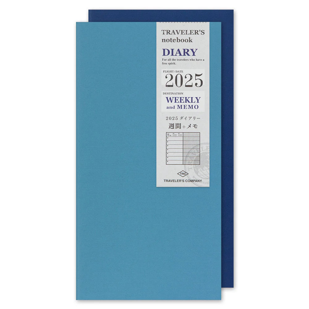 2025 TRAVELER'S Diary Weekly + Memo (Regular Size)