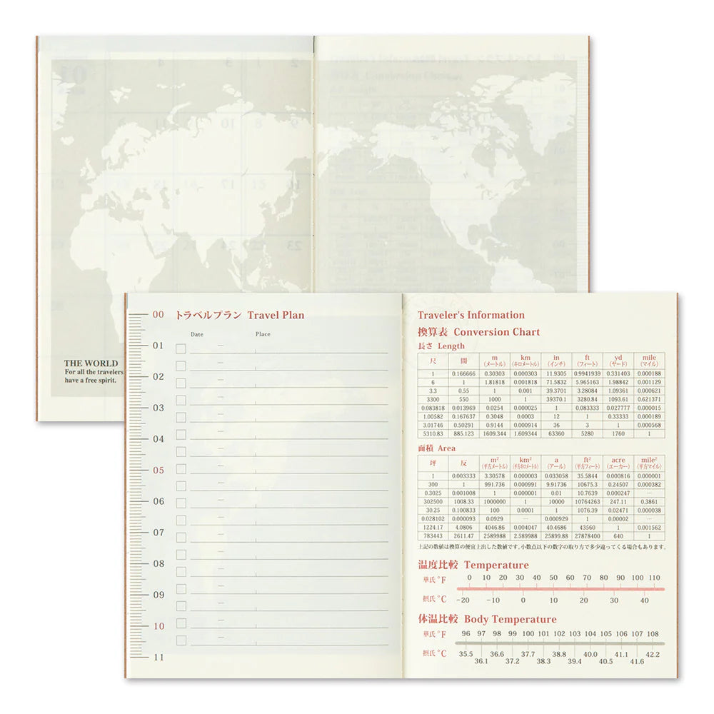 2025 TRAVELER'S Diary Monthly (Passport Size)