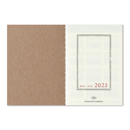 2025 TRAVELER'S Diary Weekly (Passport Size)