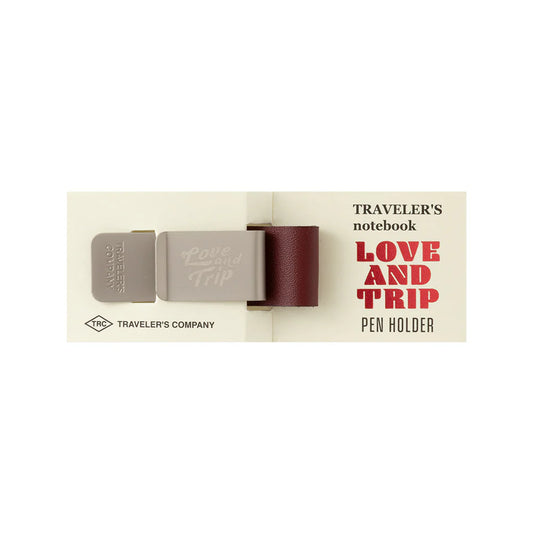 TRAVELER'S LOVE AND TRIP Pen Holder (Red)