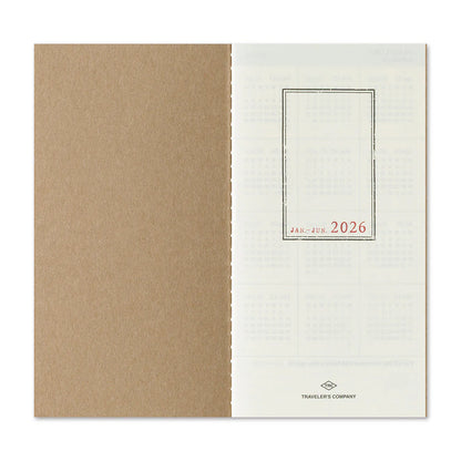 2026 TRAVELER'S Diary Weekly + Memo (Regular Size)