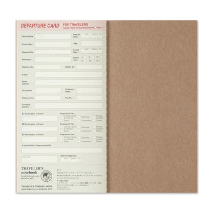 2026 TRAVELER'S Diary Weekly + Memo (Regular Size)