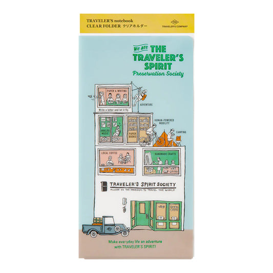 2026 TRAVELER'S Diary Clear Folder (Regular Size)