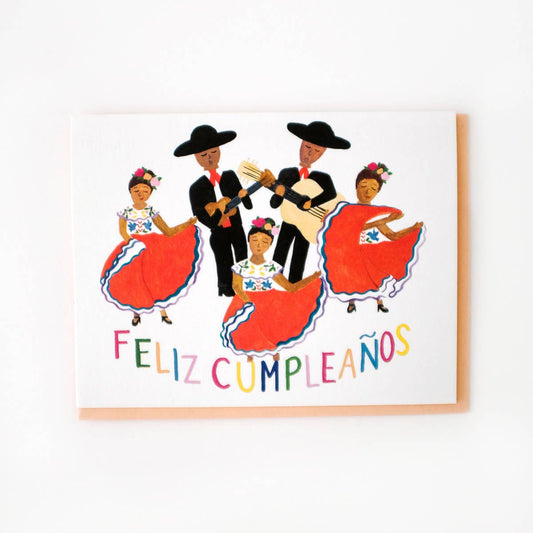 Feliz Cumpleaños Dancers Card · Small Adventure