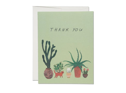 Cactus Thank You Card · Red Cap Cards