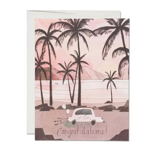Getaway Car Wedding Card · Red Cap Cards