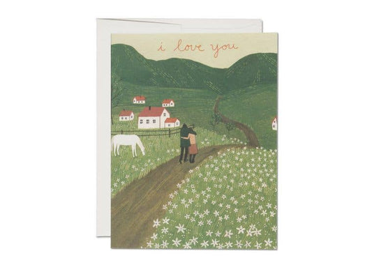 Along the Road Greeting Card · Red Cap Cards