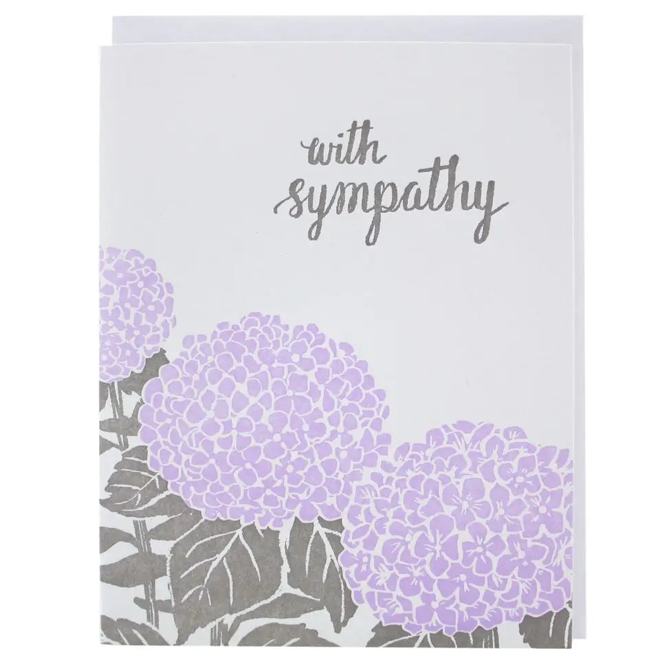 Hydrangea Sympathy Card