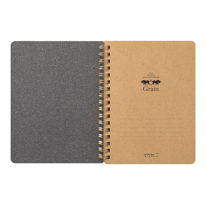 Dark Green Grain B6 Notebook · Midori