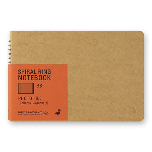 TRC B6 Spiral Ring Photo File Notebook