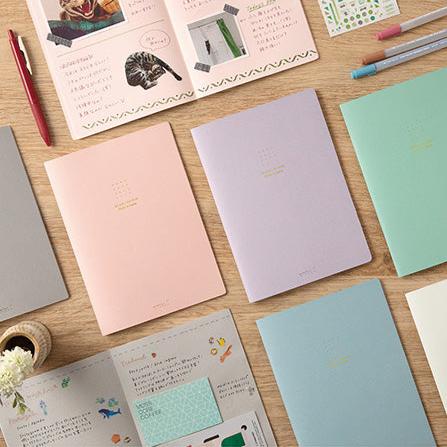 Soft Color Dot Grid A5 Notebook · Midori