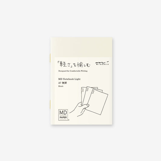 A6 Blank MD Notebook Light / Set of 3