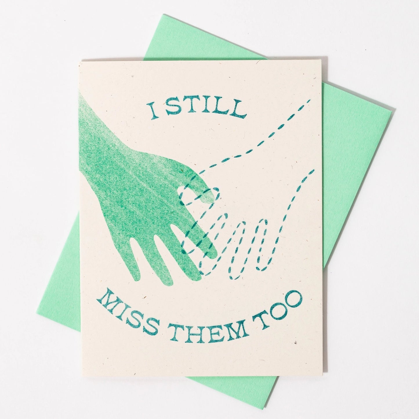 Hands Risograph Sympathy Card · Bromstad Printing Co.